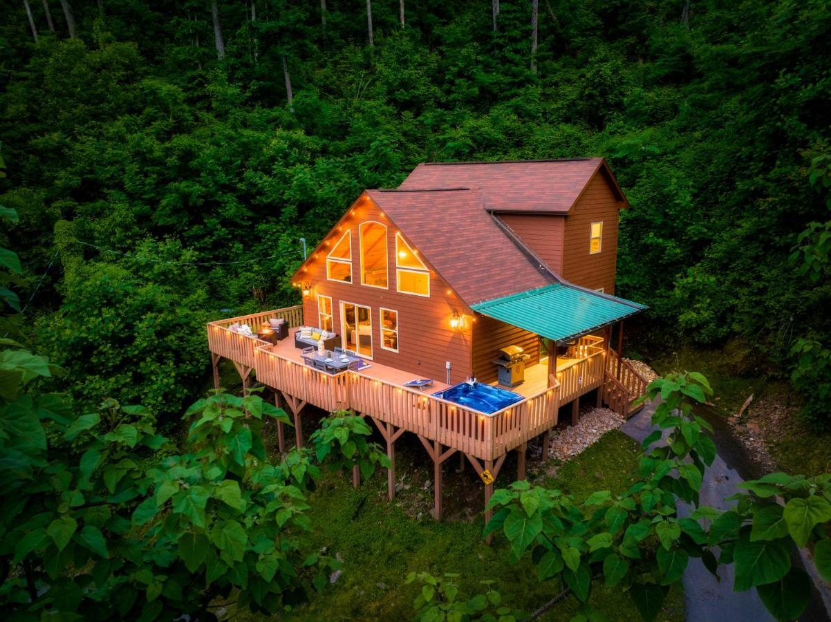 Mountainside - New Luxury Cabin-Fire Table-Hot Tub-3 Pools-Ps5-Bears Gatlinburg Exteriér fotografie